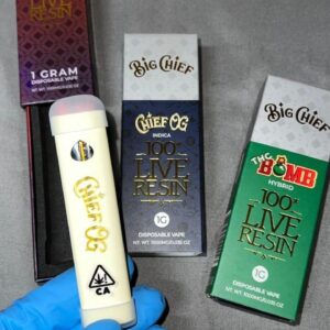 Buy big Chief disposable live Resin